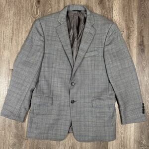 Brooks Brothers Regent Fit Mens Blazer Brown Plaid 40S